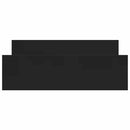 vidaXL fekete ágykeret fej- és lábtámlával 140 x 200 cm