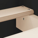 vidaXL fekete ágykeret fej- és lábtámlával 140 x 200 cm