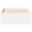 vidaXL fehér kisméretű egyszemélyes ágykeret 75 x 190 cm
