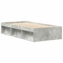 vidaXL betonszürke kisméretű egyszemélyes ágykeret 75 x 190 cm