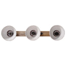 vidaXL kopott piros fali lámpa 25 W 65 x 25 cm E27