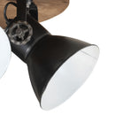 vidaXL fekete mennyezeti lámpa 25 W 50 x 50 x 25 cm E27