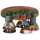 vidaXL többszínű mennyezeti lámpa 25 W 50 x 50 x 25 cm E27