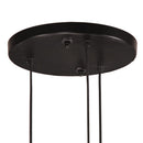vidaXL antik sárgaréz függőlámpa 25 W 30 x 30 x 100 cm E27