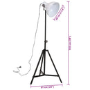 vidaXL fehér állólámpa 25 W 61x61x90/150 cm E27