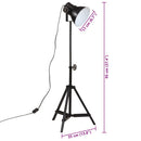 vidaXL fekete állólámpa 25 W 35 x 35 x 65/95 cm E27