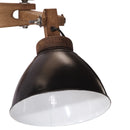 vidaXL fekete falilámpa 25 W E27