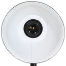 vidaXL fekete asztali lámpa 25 W 17x17x50 cm E27