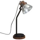 vidaXL vintage ezüst asztali lámpa 25 W 18x18x60 cm E27