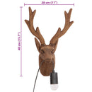 vidaXL állat formájú falilámpa 25 W 28x20x40 cm E27