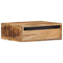 vidaXL tömör mangófa falra szerelhető éjjeliszekrény 40x30x13,5 cm