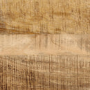 vidaXL tömör nyers mangófa és vas tálalóasztal 110 x 30 x 75 cm