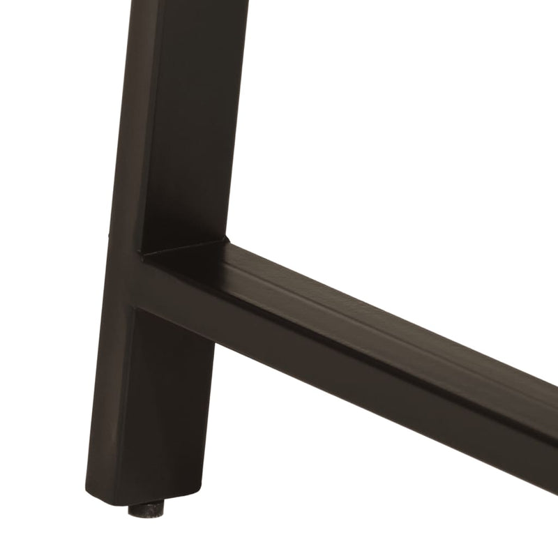 vidaXL tömör mangófa és vas íróasztal fiókokkal 105 x 55 x 70 cm