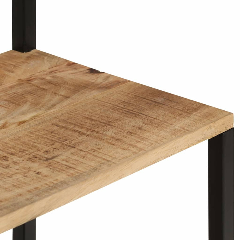 vidaXL tömör durva mangófa fogas cipőtárolóval 68 x 30 x 182 cm