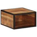 vidaXL tömör akácfa falra szerelhető éjjeliszekrény 35 x 35 x 20 cm