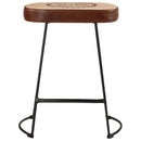 vidaXL 2 db sötétbarna bárszék 40x29,5x53 cm