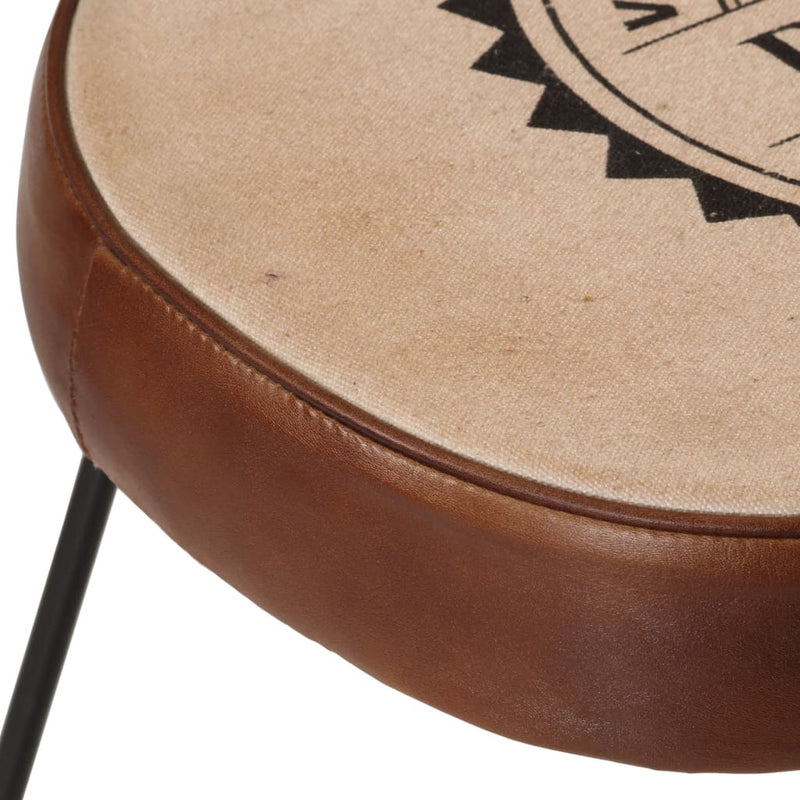 vidaXL 2 db sötétbarna bárszék 40x29,5x53 cm