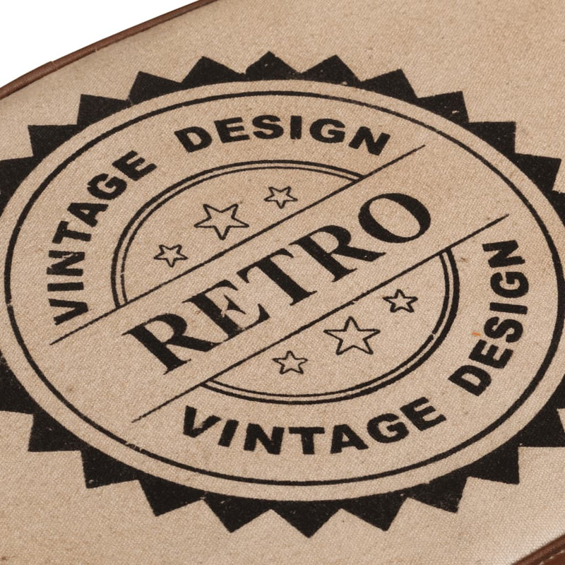 vidaXL 2 db sötétbarna bárszék 40x29,5x53 cm