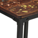 vidaXL 2 db tömör újrahasznosított fa bárszék