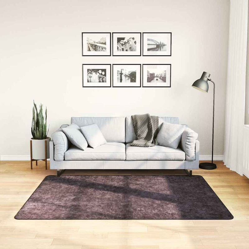 vidaXL antracitszürke mosható csúszásgátló szőnyeg 120 x 170 cm
