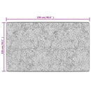 vidaXL szürke mosható csúszásgátló szőnyeg 150 x 230 cm