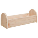 vidaXL tömör fenyőfa szénaetető nyulaknak 28 x 10 x 10 cm