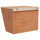 vidaXL tömör fenyőfa szénaetető nyulaknak 25 x 18,5 x 20,5 cm