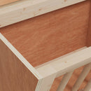 vidaXL tömör fenyőfa szénaetető nyulaknak 25 x 18,5 x 20,5 cm