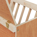 vidaXL tömör fenyőfa szénaetető nyulaknak 25 x 18,5 x 20,5 cm