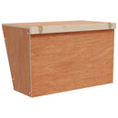 vidaXL tömör fenyőfa szénaetető nyulaknak 37 x 18,5 x 23 cm