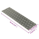 vidaXL 20 db horganyzott acél perforált lemez 2 mm 300x80 mm
