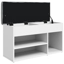 vidaXL fehér cipőpad 82 x 32 x 45,5 cm rétegelt fából