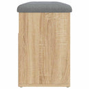 vidaXL sonoma tölgy színű szerelt fa cipőtároló pad 82 x 32 x 45,5 cm