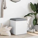 vidaXL fehér, rétegelt fa tárolópad 42 x 42 x 45 cm