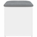 vidaXL fehér, rétegelt fa tárolópad 42 x 42 x 45 cm