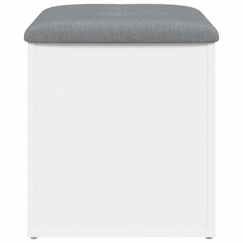 vidaXL fehér, rétegelt fa tárolópad 42 x 42 x 45 cm