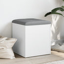 vidaXL fehér, rétegelt fa tárolópad 42 x 42 x 45 cm