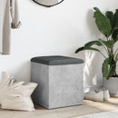 vidaXL betonszürke szerelt fa tárolópad 42 x 42 x 45 cm