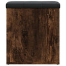 vidaXL füstös tölgy színű szerelt fa tárolópad 42 x 42 x 45 cm