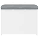 vidaXL fehér szerelt fa tárolópad 62 x 42 x 45 cm