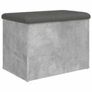 vidaXL betonszürke szerelt fa tárolópad 62 x 42 x 45 cm