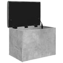 vidaXL betonszürke szerelt fa tárolópad 62 x 42 x 45 cm