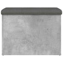 vidaXL betonszürke szerelt fa tárolópad 62 x 42 x 45 cm