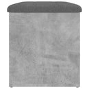 vidaXL betonszürke szerelt fa tárolópad 62 x 42 x 45 cm