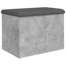 vidaXL betonszürke szerelt fa tárolópad 62 x 42 x 45 cm