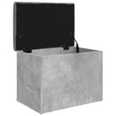 vidaXL betonszürke szerelt fa tárolópad 62 x 42 x 45 cm