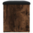 vidaXL füstös tölgy színű szerelt fa tárolópad 62 x 42 x 45 cm