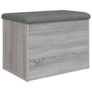 vidaXL szürke sonoma színű szerelt fa tárolópad 62 x 42 x 45 cm