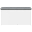 vidaXL fehér szerelt fa tárolópad 82 x 42 x 45 cm