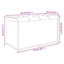 vidaXL sonoma tölgyfa tárolópad 82 x 42 x 45 cm